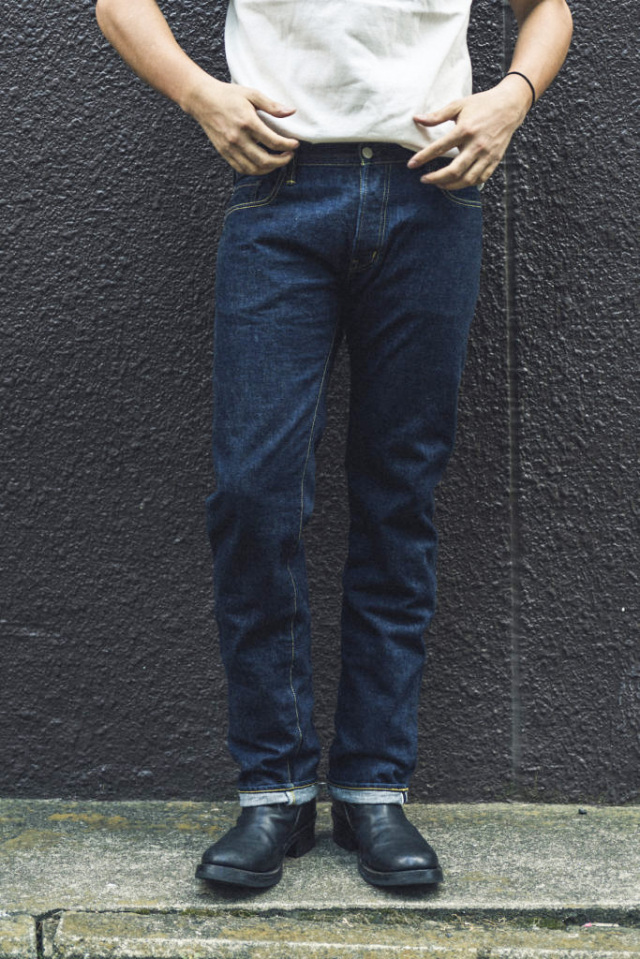 ADDICT CLOTHES JAPAN × FULLCOUNT ACV P01FC TIGHT TAPERED DENIM PANTS INDIGO