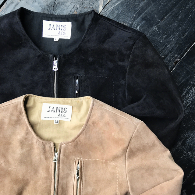 JANIS & Co. SUEDE RIDERS JACKET