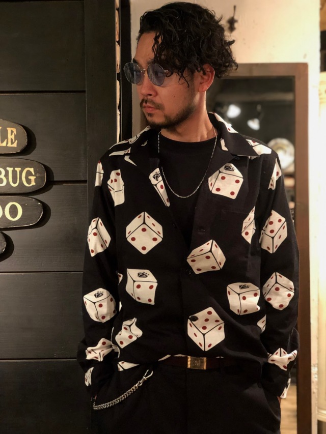 GANGSTERVILLE TUMBLING DICE - L/S SHIRTS BLACK