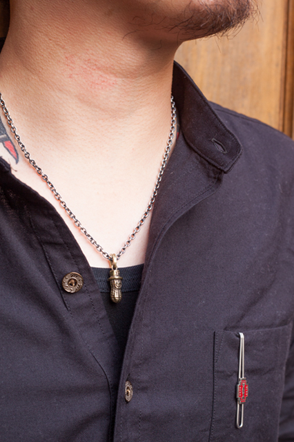 PEANUTS & Co. Medium Peanuts top＋necklace Brass