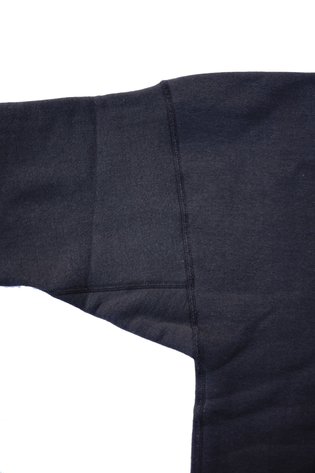 Olde Homesteader US012 Cotton Fleece Henley Neck Long Sleeve Olde Worker’s Black