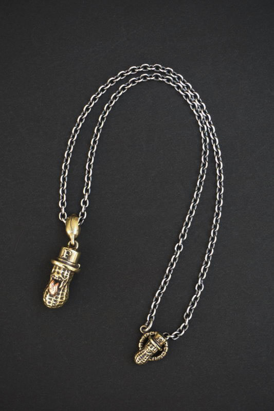 PEANUTS & Co. LARGE BERO PEANUTS BRASS + CHAIN BRASS×SILVER