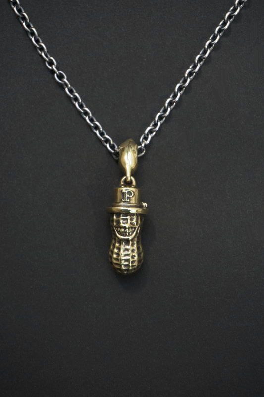 brass   +PEANUTS CHAIN  silver×brass