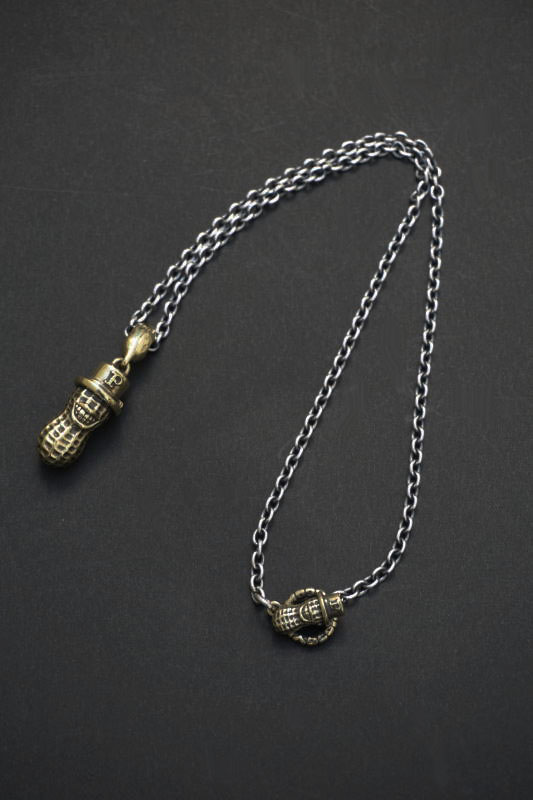 brass   +PEANUTS CHAIN  silver×brass