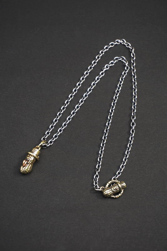 PEANUTS & Co. MEDIUM BERO PEANUTS BRASS + CHAIN BRASS×SILVER