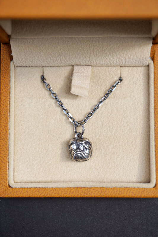 PEANUTS & Co. SMALL BULL SILVER DIAMOND