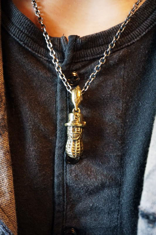 PEANUTS & Co. LARGE PEANUTS BRASS + CHAIN BRASS×SILVER