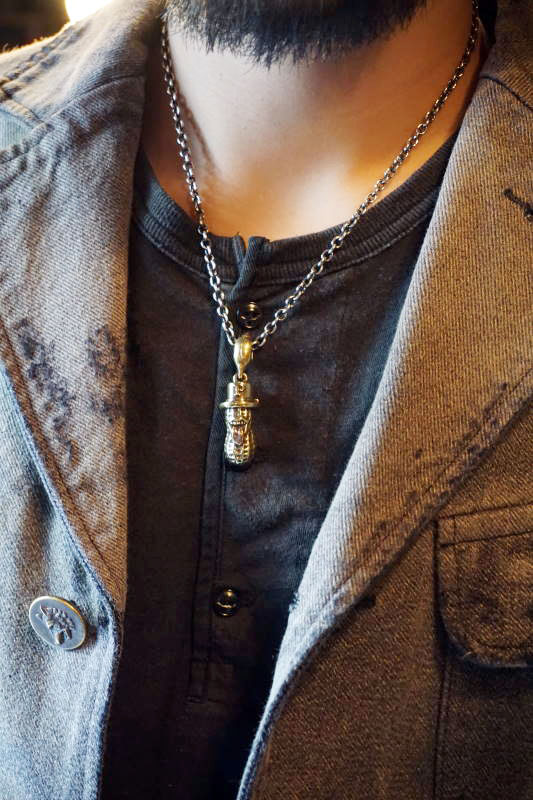 PEANUTS & Co. LARGE BERO PEANUTS BRASS + CHAIN BRASS×SILVER