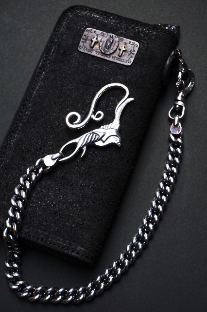 GANGSTERVILLE×galcia WALLET - CHAIN 45cm SWALLOW SILVER