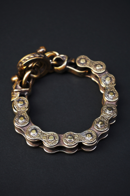 galcia M-BR-MC002B / 約 23 cm MCC-TYPE CARVING BRACELET