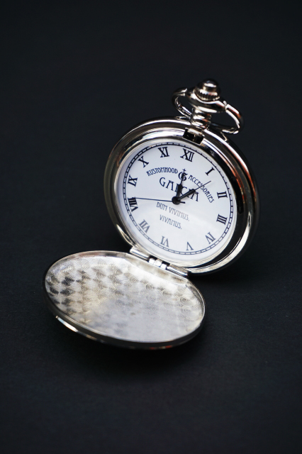 galcia GPW- S01 : galcia POCKET WATCH / SILVER