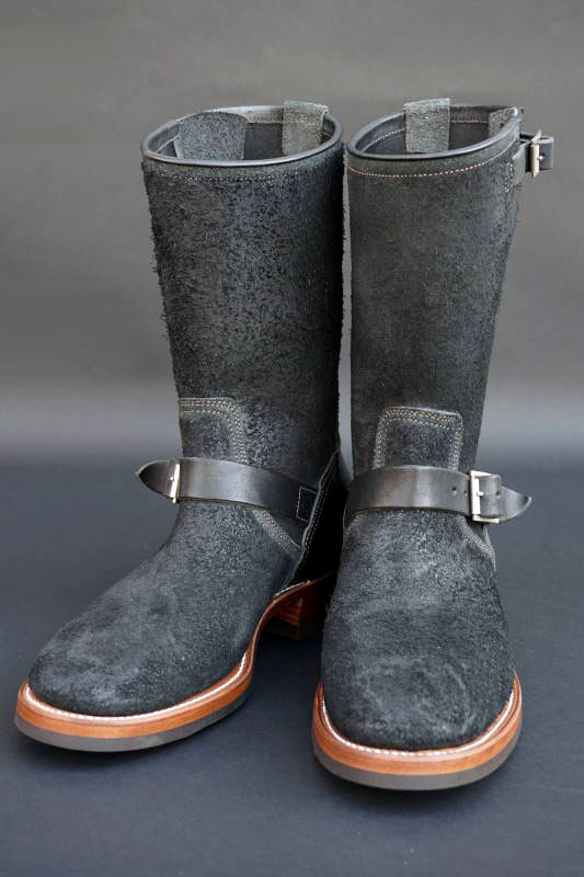 CLINCH Enginner boots Full VG Black & Black Roughout