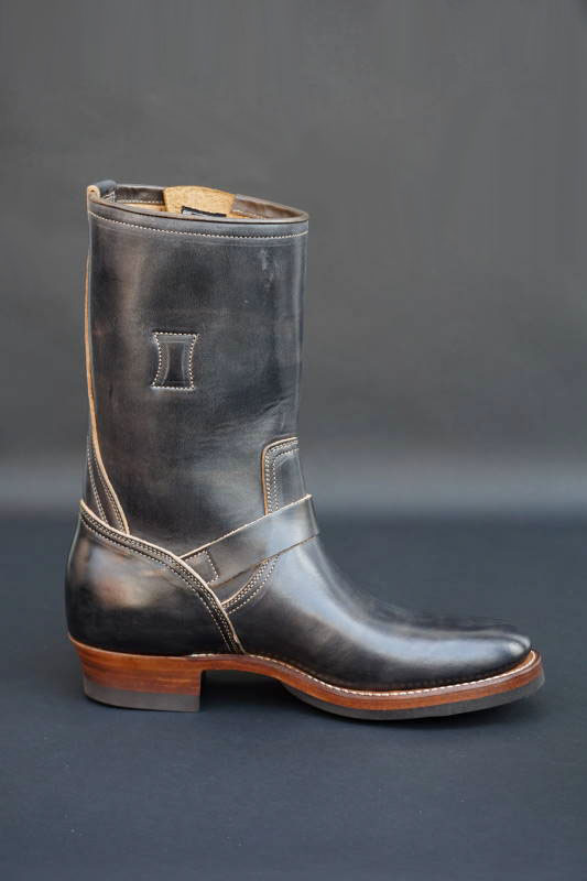 clinch エンジニアブーツ US8.5 CNラスト ラティーノレザー BLK