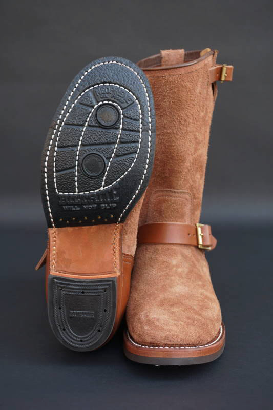CLINCH Enginner boots Full VG Brown & Brown Roughout