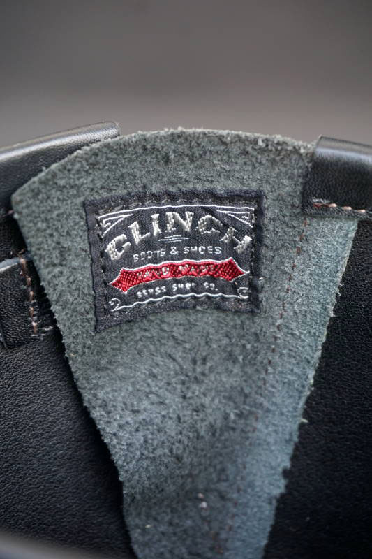 CLINCH Enginner boots Full VG Black & Black Roughout