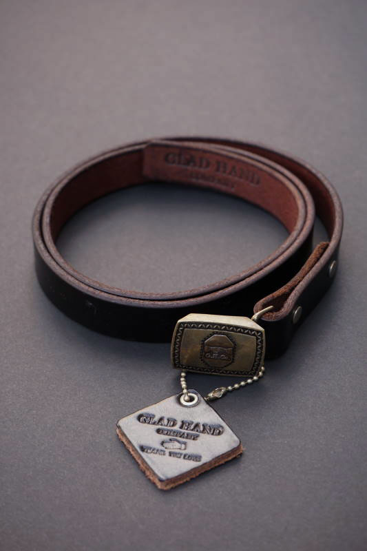 GLAD HAND GH SLIDE LOCK BUCKLE BELT "PLAIN" BLACK B.S.W. market place