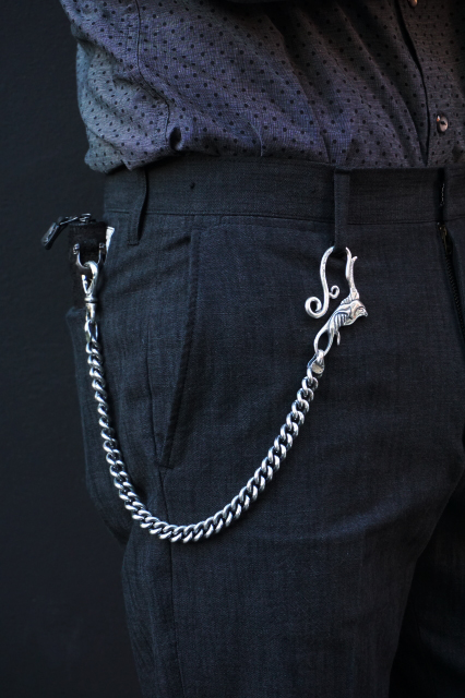 GANGSTERVILLE×galcia WALLET - CHAIN 45cm SWALLOW SILVER