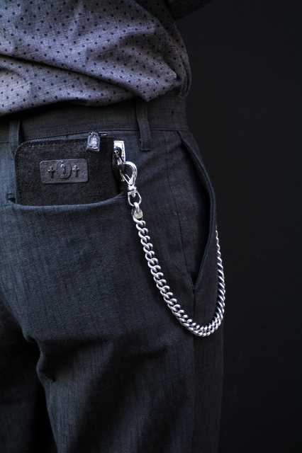 GANGSTERVILLE×galcia WALLET - CHAIN 45cm SWALLOW SILVER