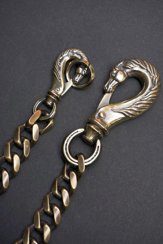 PEANUTS & Co. horse wallet chain horse × horse brass B.S.W.