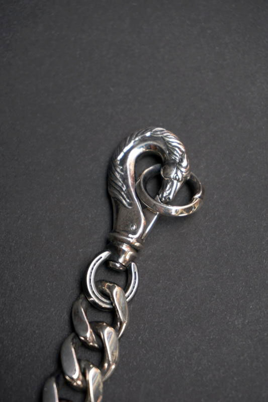PE-HORSE-WALLET-CHAIN-HORSE-X-HOOK-BR - Peanuts & Co Horse