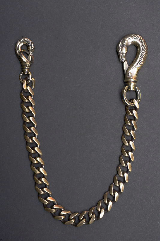 PEANUTS & Co. horse wallet chain horse × horse brass B.S.W.
