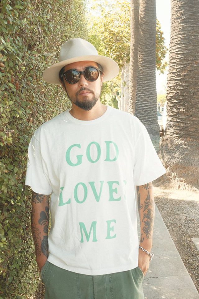 JANIS & Co. #GOD LOVES ME TEE WHITE