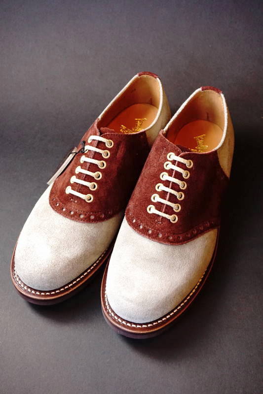 GLAD HAND × REGAL SADDLE SUEDE - SHOES GRY/BRN