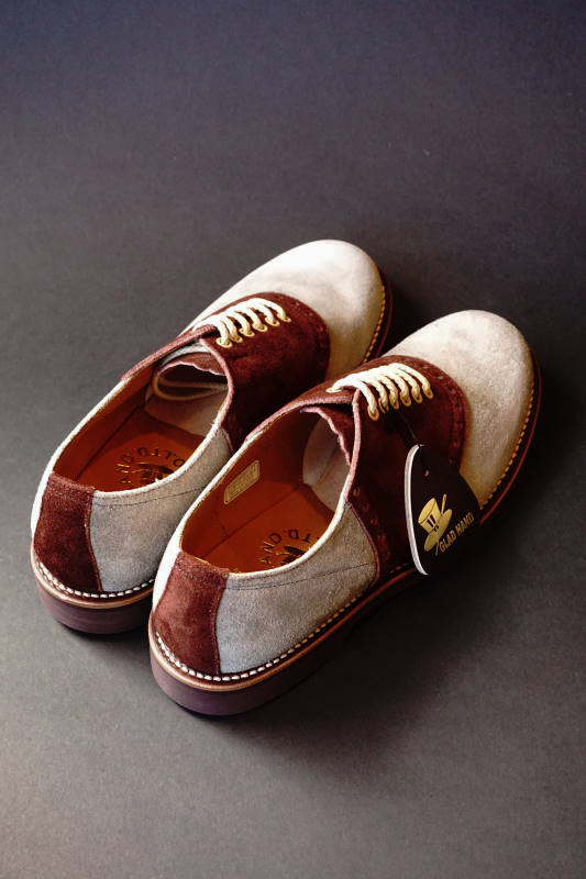 GLAD HAND × REGAL SADDLE SUEDE - SHOES GRY/BRN