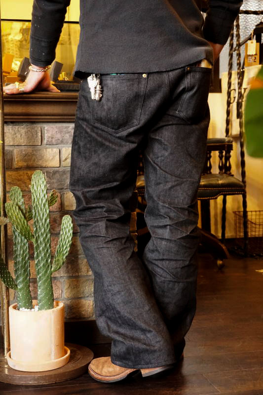 GANGSTERVILLE THUG - DENIM ※BLACK RIGID B.S.W. market place
