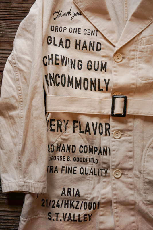 BY GLAD HAND GLAD CHEWING GUM - COAT LONG IVORY