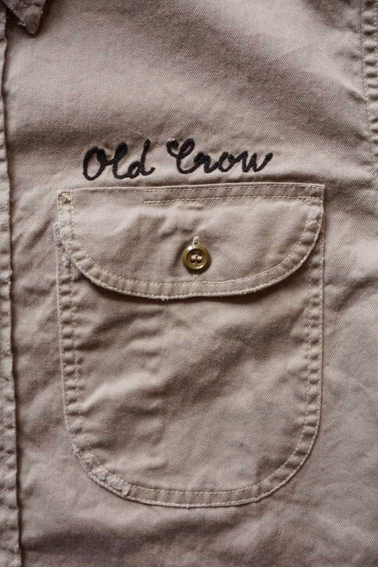 OLD CROW 1933 - S/S SHIRTS GRAY