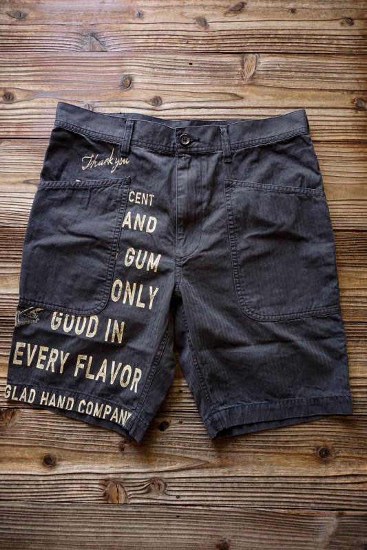 BY GLAD HAND GLAD CHEWING GUM - S/S SHORTS BLACK