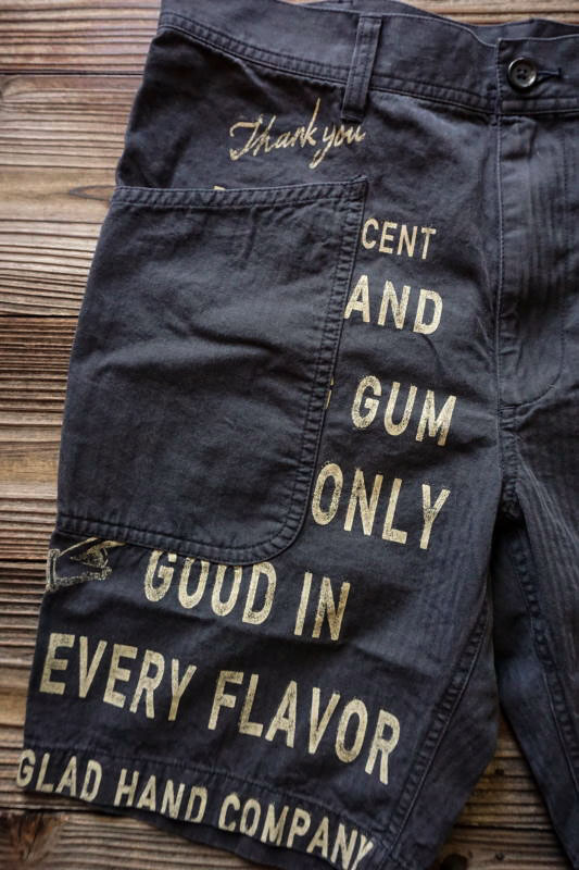 BY GLAD HAND GLAD CHEWING GUM - S/S SHORTS BLACK