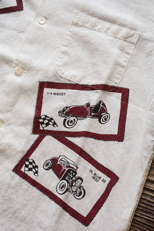 OLD CROW OLD LETTERS - S/S SHIRTS WHITE