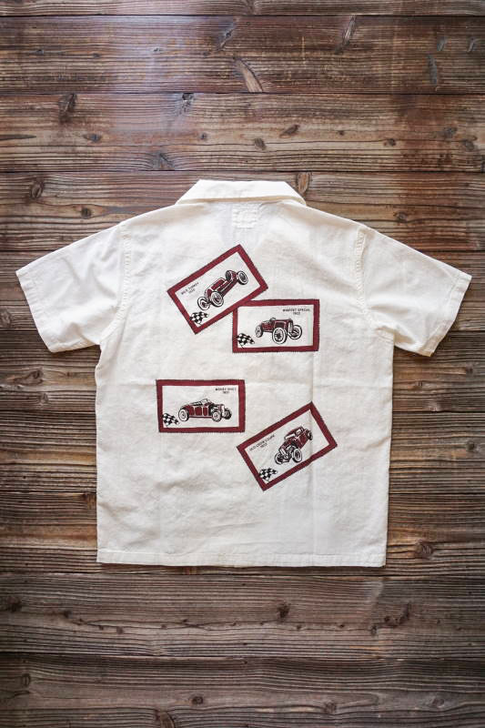 OLD CROW OLD LETTERS - S/S SHIRTS WHITE