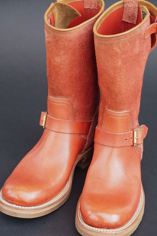 CLINCH Engineer boots Full VG RED-Smooth×Roughout