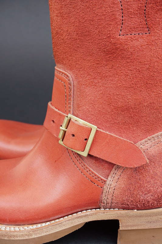 CLINCH Engineer boots Full VG RED-Smooth×Roughout