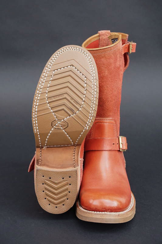 CLINCH Engineer boots Full VG RED-Smooth×Roughout