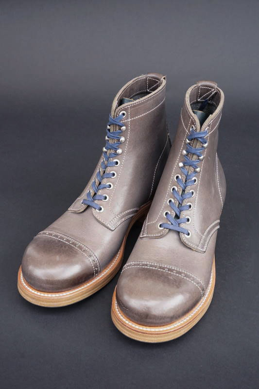 CLINCH Lace up boots WR Cap-toe Full VG Blue
