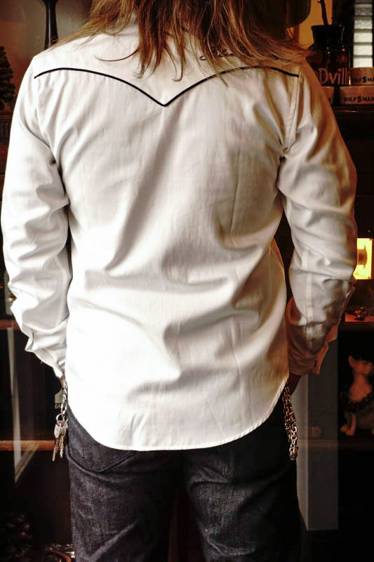 GANGSTERVILLE BAD LUCK - L/S SHIRTS WHITE