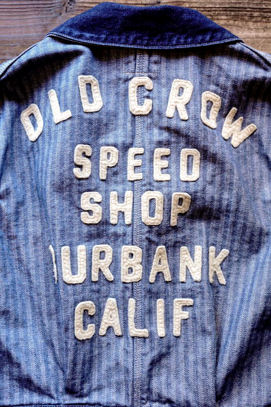 OLD CROW SPEED SHOP - COAT ※MIDDLE INDIGO