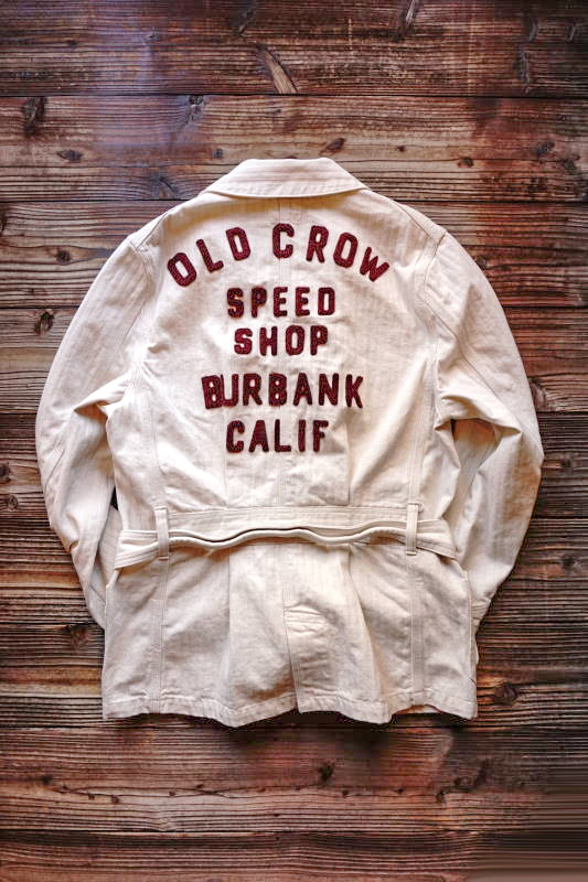OLD CROW SPEED SHOP - COAT ※MIDDLE IVORY