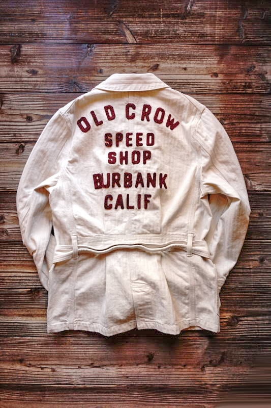 OLD CROW SPEED SHOP - COAT ※MIDDLE IVORY