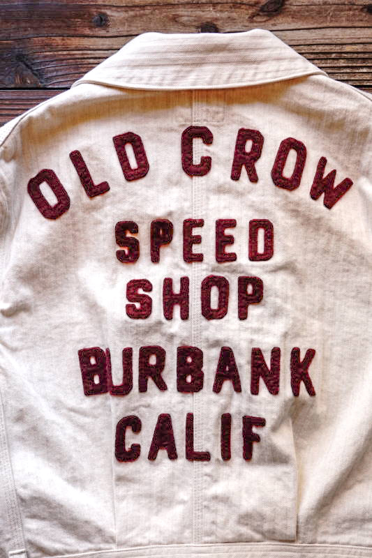 OLD CROW SPEED SHOP - COAT ※MIDDLE IVORY