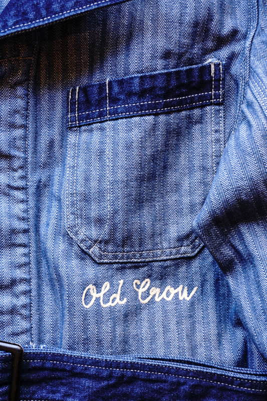 OLD CROW SPEED SHOP - COAT ※MIDDLE INDIGO