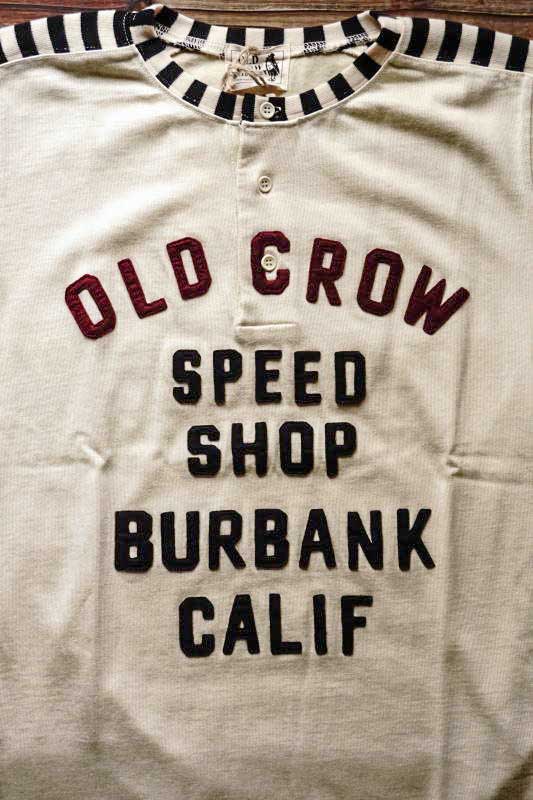 OLD CROW MOTORCYCLE - S/S T-SHIRTS IVORY