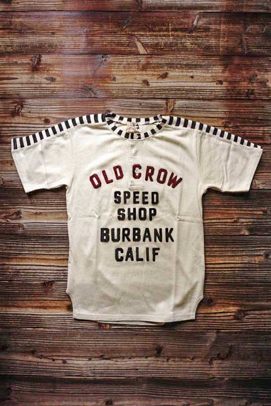 OLD CROW MOTORCYCLE - S/S T-SHIRTS IVORY