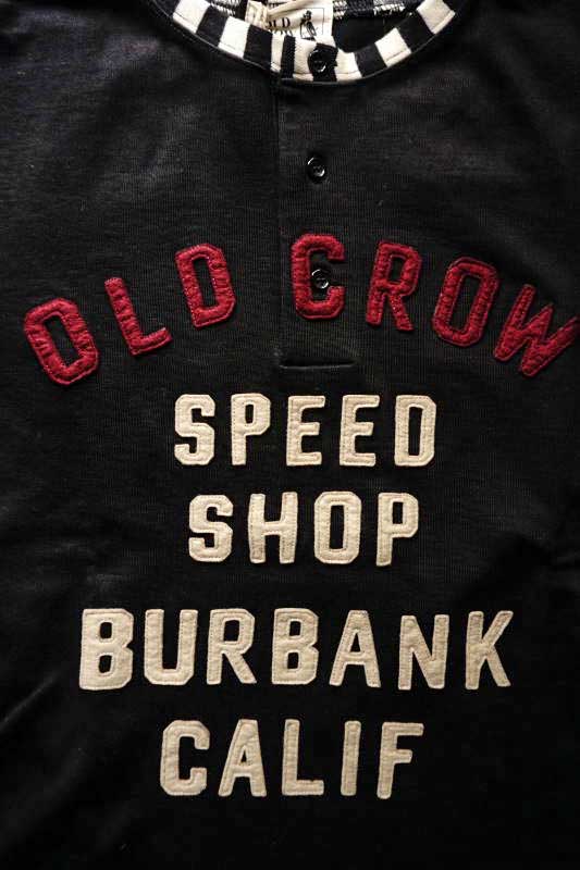 OLD CROW MOTORCYCLE - S/S T-SHIRTS BLACK