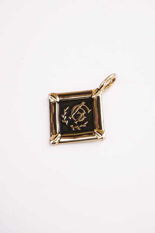 GLAD HAND JEWELRY FOB TOP K10 GOLD