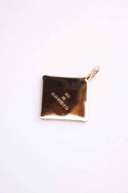 GLAD HAND JEWELRY FOB TOP K10 GOLD